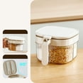 thumbnail image 1 of Storage Containers for Kitchen Organization Grid Jar Set with -Compartment Design for and Condiments, 1 of 6
