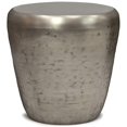 thumbnail image 1 of Simpli Home Garvy 22"WD Industrial Metal Side Table in Antique Silver&Assembled, 1 of 13