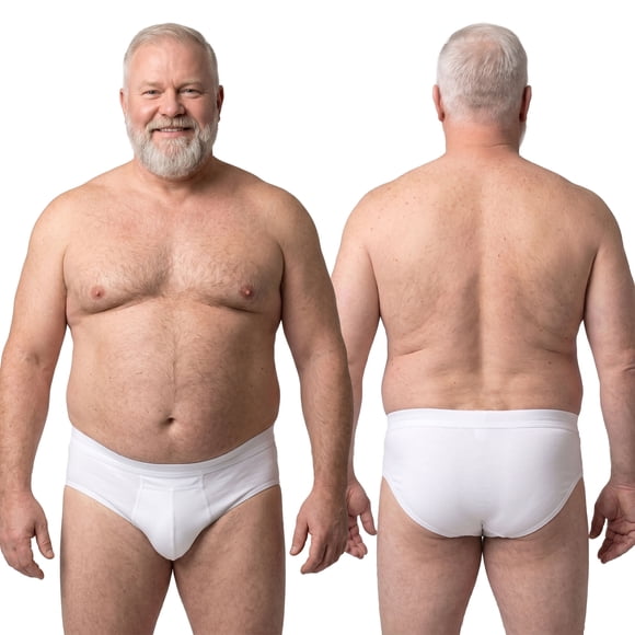 Culottes en Coton Lavables et Réutilisables pour Hommes contre l'Incontinence avec Protection Absorbante à l'Avant pour Fuites Urinaires Légères à Modérées