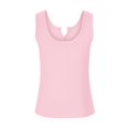 thumbnail image 4 of tarylea Workout Tank Tops For Women Crew Neck Sleeveless Tops Loose Casual Athletic Pullover Solid Color Shirts, 4 of 5