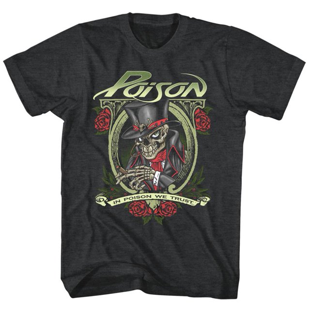 Poison Music In Poison We Trust Adult Short Sleeve T Shirt