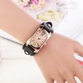 thumbnail image 2 of HBFAGFB Women's Watch Quartz Leather Strap Rectangular Colored Digital Watch Cute Dress C, 2 of 4