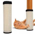 thumbnail image 2 of Table Leg Scratch Board, Sofa Sisal Scratcher Pad, Scratching Post Furniture For Cats Pets Table Leg Furniture Protection White, 2 of 8