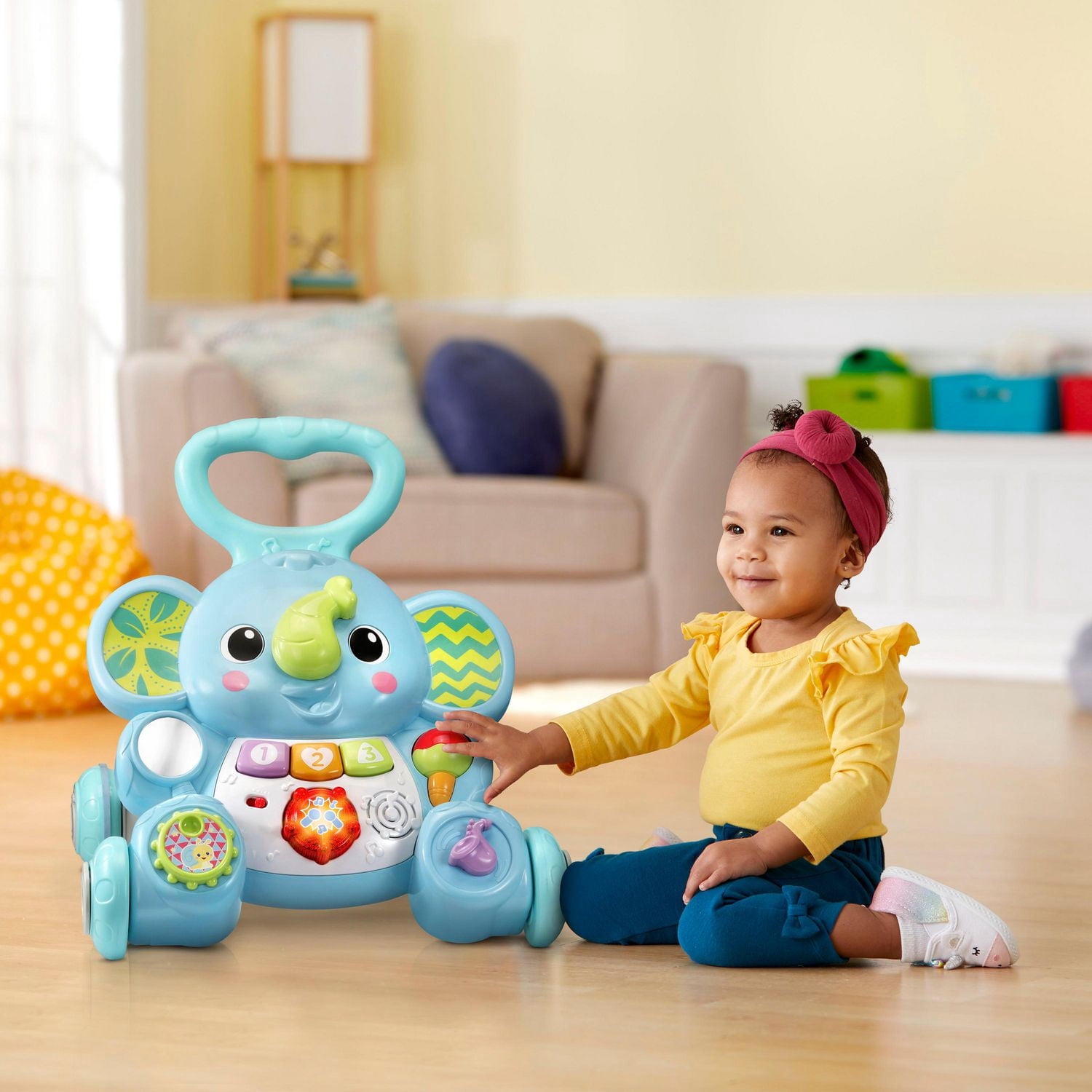VTech Toddle & Stroll Musical Elephant Walker™ - French Version - Walmart Exclusive