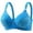 bleu, variante sur Cinvoph Soutien-gorge pour Femme à Décolleté Plongeant Imprimé Rehausseur Ajustement Sans Coutures Sans Armatures sous-Vêtements Plage Vacances Respirant Soutien-Gorge Quotidien