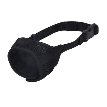 Coastal Pet Products Best Fit Adjustable Comfort Black Dog Muzzle