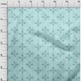 thumbnail image 2 of oneOone Silk Tabby Fabric Floral Block Printed Fabric 1 Yard 42 Inch Wide, 2 of 4