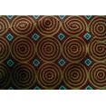 thumbnail image 4 of oneOone Cotton Silk Fabric Diamond & Circle Block Printed Craft Fabric BTY 42 Inch Wide, 4 of 4