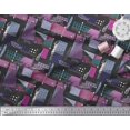 thumbnail image 2 of Soimoi Modal Satin Fabric Patchwork Color Block Decor Fabric Printed Yard 42 Inch Wide, 2 of 3
