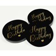 thumbnail image 3 of Inkdotpot Gold Foil Paper Hang Tags Happy Birthday Favor Tags 100 Pieces, 3 of 6