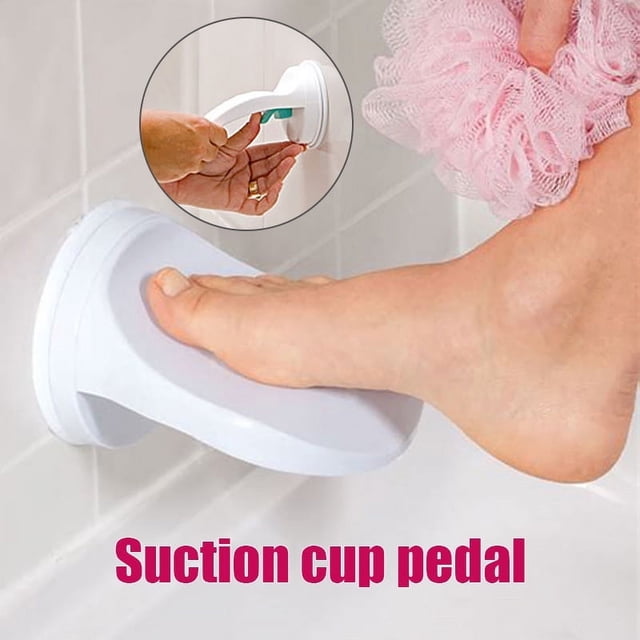 Bathroom Footrest Non-slip Safety Foot Rest Pedal with Suction Cup