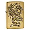 thumbnail image 3 of ZIPPO 29725 ZIPPO BRUSHED BRASS DRAGON LIGHTER, 3 of 10