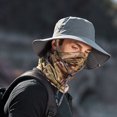 thumbnail image 4 of Harpily Mens Summer Outdoor Sun Protection Breathable Fisherman Cap Foldable Bucket Hat, 4 of 4