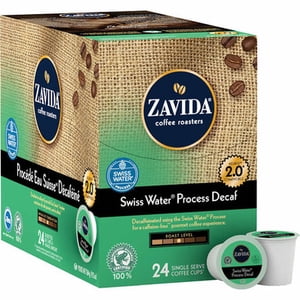 Zavida Café à service unique en décaféiné, 96 Coupes