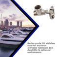 thumbnail image 4 of stanreset Boat Stainless Steel Swivel Fittings Tube Top Hardware Base Hand Rail Handrail Yacht Professional Connector Adapter, 4 of 6