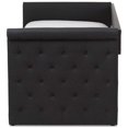 thumbnail image 4 of Baxton Studio Alena Fabric Daybed with Trundle in Dark Gray, 4 of 7
