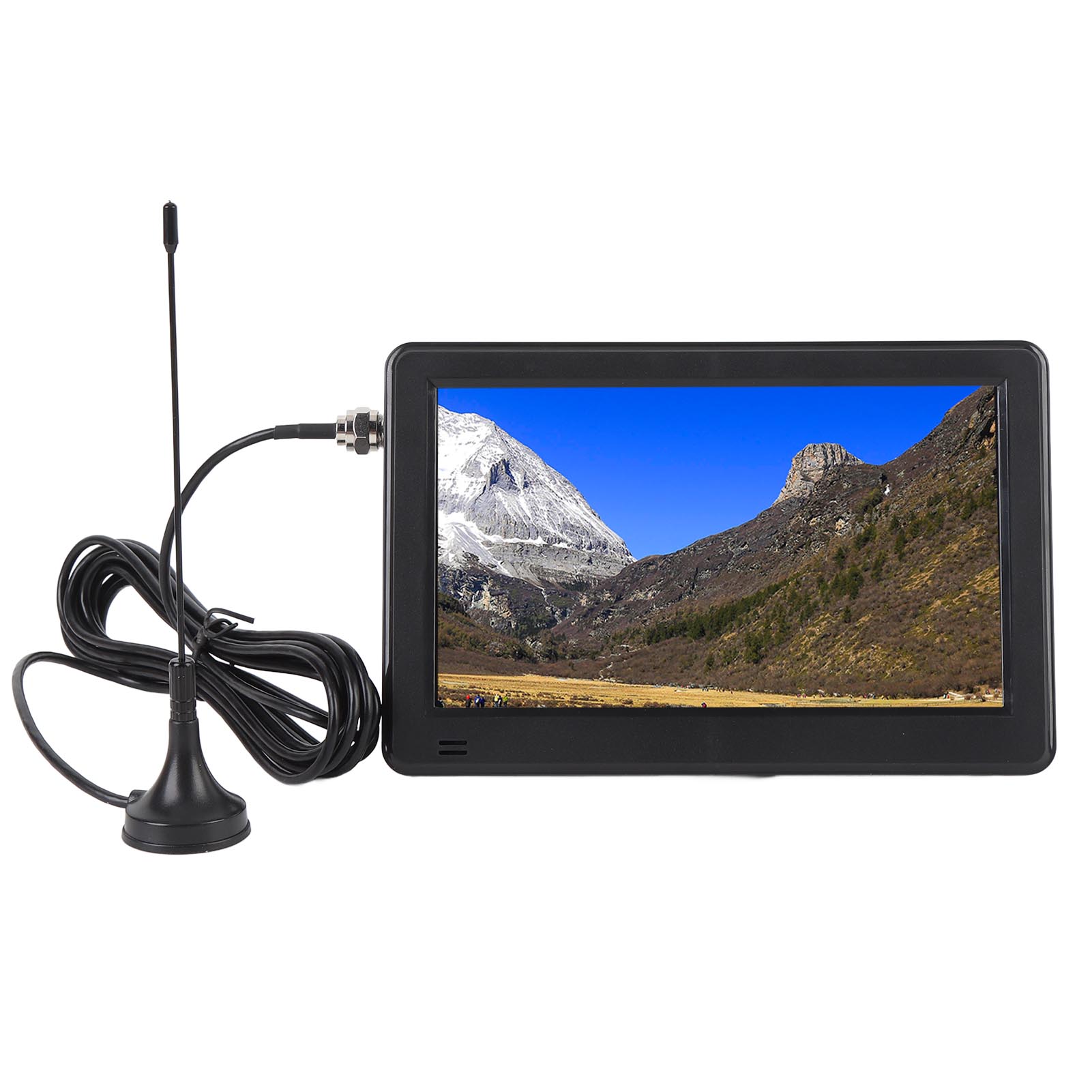 6 Inch Portable Digital ATSC TV, Color TFT Screen 1500mAh Rechargeable Battery FM Radio Portable LED TV with Remote Control for Car