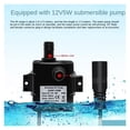 thumbnail image 4 of Solar Water Pump 12V Hydroponics Filter Aeration Fish Tank Rockery Water Pumping Submersible Pump Pond Fountain Outdoor ,Multi-Install Methods, 4 of 5