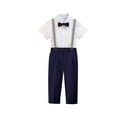 thumbnail image 2 of Timegard Toddler Baby Clothes Boy Formal Pants Button Comfy Casual Children Suit Pants Solid Color, 2 of 3