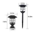 thumbnail image 3 of RXIRUCGD Solar Lampadaires d'Extérieur, Lumières de Sentier Vintage Alimentées par Solar pour Pelouse, Entrée, Porte Avant/arrière, 3 of 9