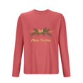 thumbnail image 4 of Pyjamas de Noël pour Hommes Pyjamas de Sport et D\'entraînement Physique pour Hommes T-Shirt Imprimé de Noël à Manches Longues et Col Rond pour Hommes, 4 of 4