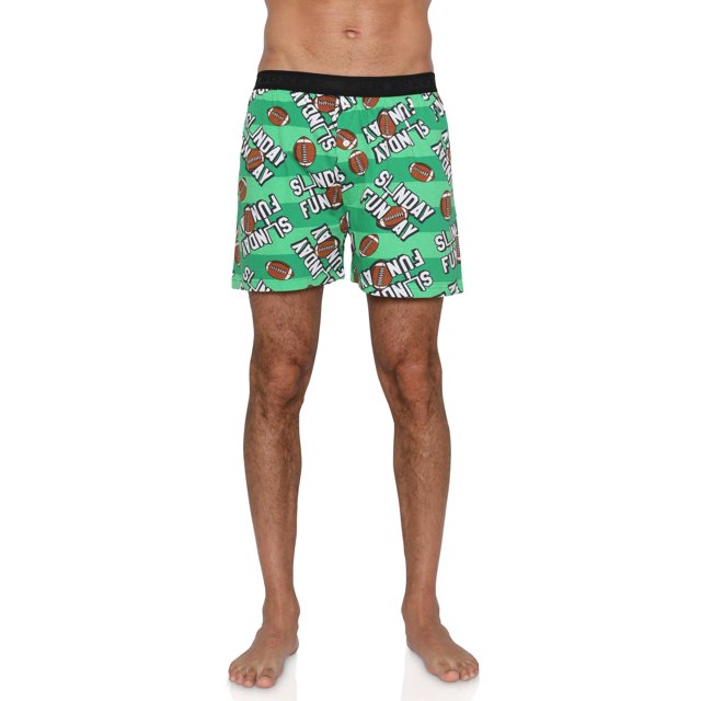Men's' Underwear Fun Print Briefs Adult Boxer Shorts