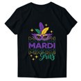 thumbnail image 2 of TIMIFIS T-Shirts à Manches Courtes pour Femmes, Carnavals Tendance, T-Shirt à Imprimé Graphique, Décontracté, Col Rond, Hauts d'Été, Vêtements, 2 of 5