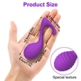 thumbnail image 4 of Vibrateurs de Gode pour Femmes Orgasme Application Sans Fil Télécommande Culottes à Point G Vibrantes Violet, 4 of 6