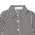 thumbnail image 3 of LSLJS Chemise Garçon Décontractée à Manches Longues Boutonnée à Col Chemise Mode à Col Rabattu Chemise Habillée Cadeaux pour Enfants, 3 of 5