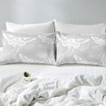 thumbnail image 4 of Erosebridal Gothic Moth Bed Sheets Set Full Size, Skull Bed Sheets Full, Mandala Style Decor 4-Piece, 4 of 7