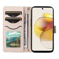 thumbnail image 3 of Motorola MOTO G73 Phone Case , Wallet Flip Cover Adjustable Crossbody Lanyard Magnetic Card Slots, 3 of 5