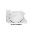 thumbnail image 5 of INSPIRE CHIC Women Full Cup Bras Breathable Comfort Floral Lace Full Coverage Non Padded Underwired Bra 38/85 Fit 36B/C White, 5 of 5