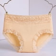 thumbnail image 2 of B91xZ Bikini pour Femmes Underwears Plus Taille Culotte en Coton Extensible, Beige TG, 2 of 3