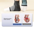 thumbnail image 2 of EGNMCR Orthopaedic Compression Socks Foot Compression Ankle Support Plantar Fasciitis Socks Grip Socks Football Fitness Socks 1 Pairs Socks Socks, 2 of 8