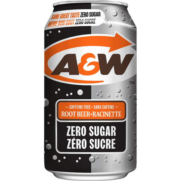 A&W Zero Sugar Root Beer® 355mL Cans, 12 Pack - Walmart.ca