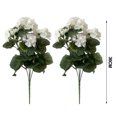 thumbnail image 3 of YAOMOBB Fade-proof Artificial Flowers Artificial Begonias Flowers Set of 2 with Stems Realistic Faux Red Flowers for Wedding Photo Props and Home Decoration, 3 of 7