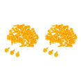 thumbnail image 1 of Transemion 50x Easy To Clip Door Panel Retainer For Tail Door Panels Speakers Panel Clips Style A 2Set, 1 of 6