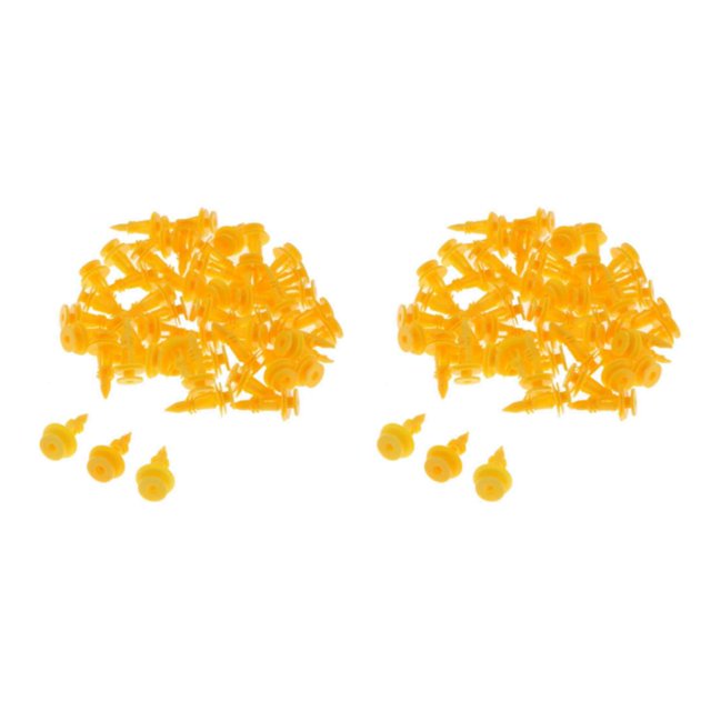 Transemion 50x Easy To Clip Door Panel Retainer For Tail Door Panels Speakers Panel Clips Style A 2Set