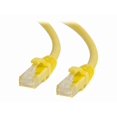 thumbnail image 2 of C2G Câble Ethernet de Réseau Cat6a Sans Accroc Non Blindé (UTP) de 5 Pi - Jaune - Câble de Patch - RJ-45 (m) vers RJ-45 (m) - 5 Pi - UTP - CAT 6a - Moulé, Sans Accroc, Échoué - Jaune, 2 of 5
