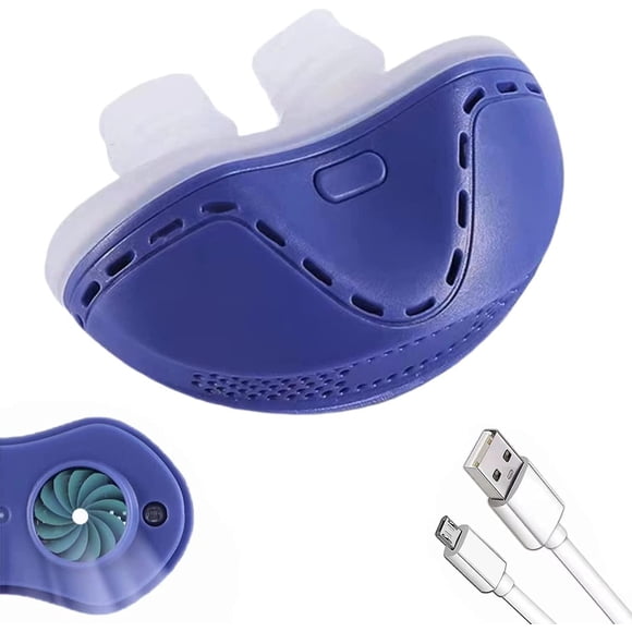 Dispositifs Anti-Ronflement avec Sangle de Fixation, Butée Électrique Anti-Ronflement Dilatateur Nasal Anti-Ronflement pour Hommes, Femmes