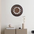 thumbnail image 2 of Rongfmy Creative Wall Clocks Non Ticking Hanging Round Clock Battery Operated for Indoor, 2 of 7