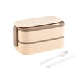 thumbnail image 2 of LSLJS 304 Stainless Steel Double-layer Lunch Box Sealed and Divided for Students Office Workers Portable Lunch Box Household Work Fresh-keeping Box, Portable Lunch, 2 of 3