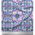 thumbnail image 2 of Soimoi polyester Crepe Fabric Floral & Damask Patchwork Fabric Prints By Yard 52 Inch Wide, 2 of 3