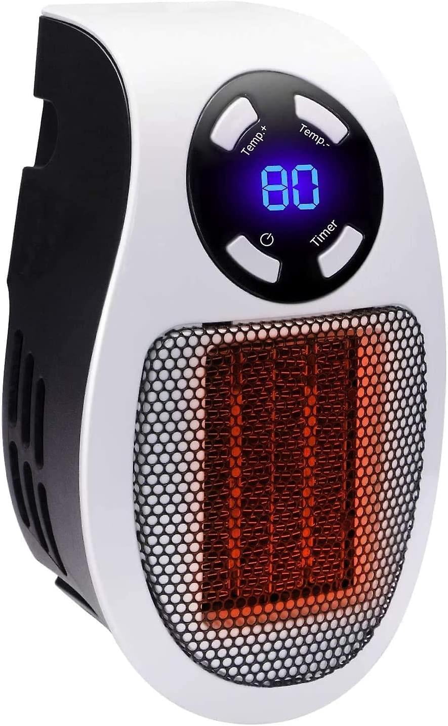 500 Watts Ceramic Fan Heater Mini Fan Heater Economical Portable Space Heater Plug-in Heater With
