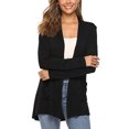 thumbnail image 1 of Dvkptbk Cardigans Longs d'Automne pour Femmes, Manteau Uni, Cardigan Grande Taille pour Femmes, Mode 2023, 1 of 6