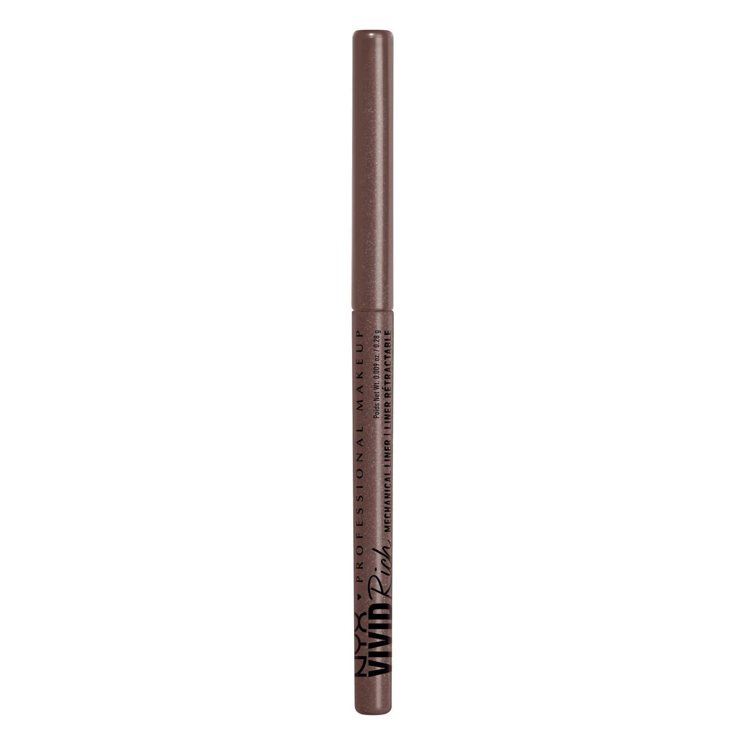 NYX PROFESSIONAL MAKEUP, Liner rétractable Vivid Rich, Crayon pour les yeux, Nuances riches, Formule végane