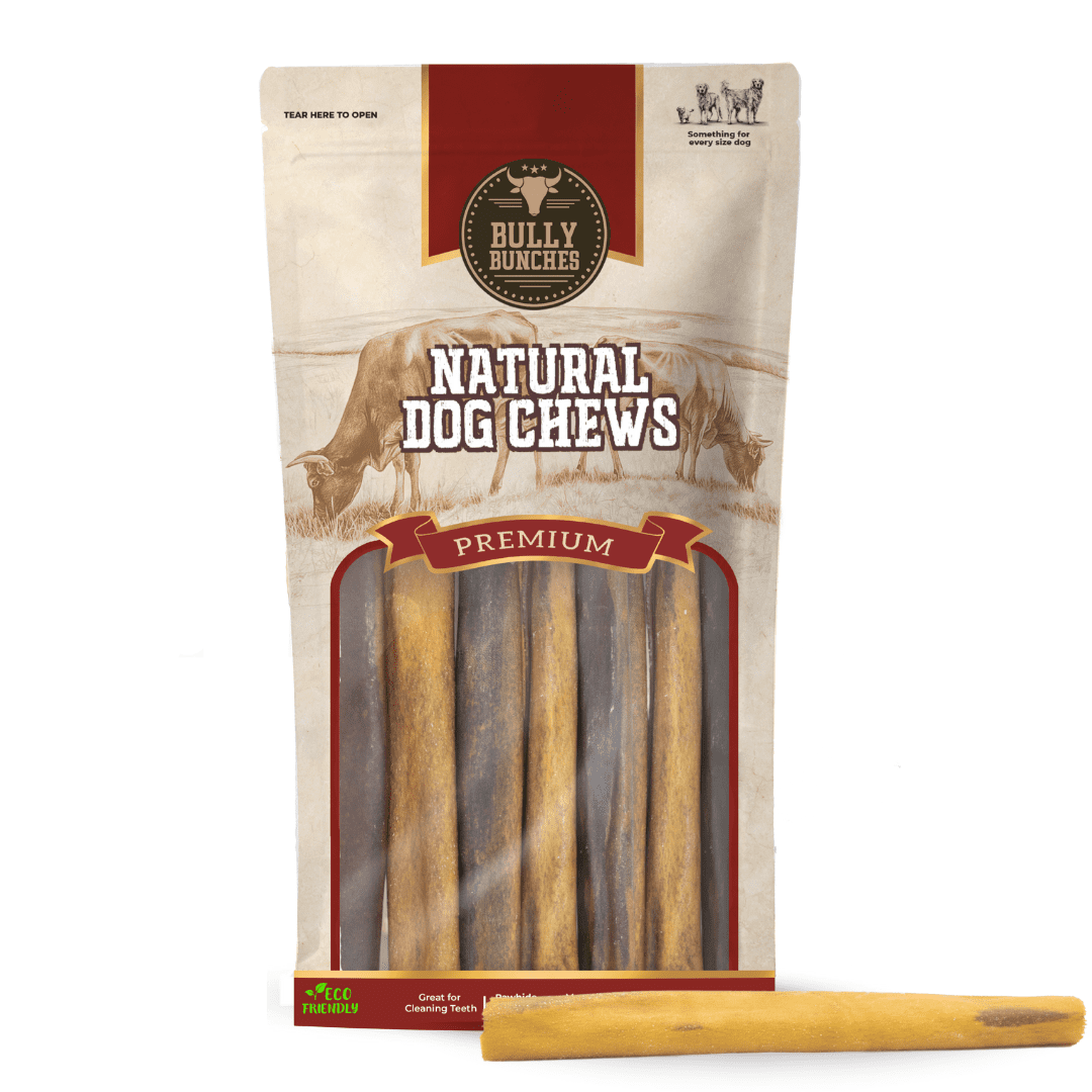 Bully Bunches 5-6" Beef Collagen Chews All Natural Grain Free Dental Treats 10 Pack