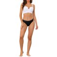 thumbnail image 2 of INSPIRE CHIC Culottes pour Femmes Lots Culottes String Respirantes Strings Échancrés m 2 Beige/2 Rouge/2 Noir, 2 of 4