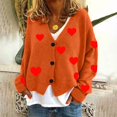 thumbnail image 1 of LOVZFMLL Cardigan pour Femmes Cardigan Décontracté à Boutons Veste Manteau de Mode Imprimée, 1 of 4