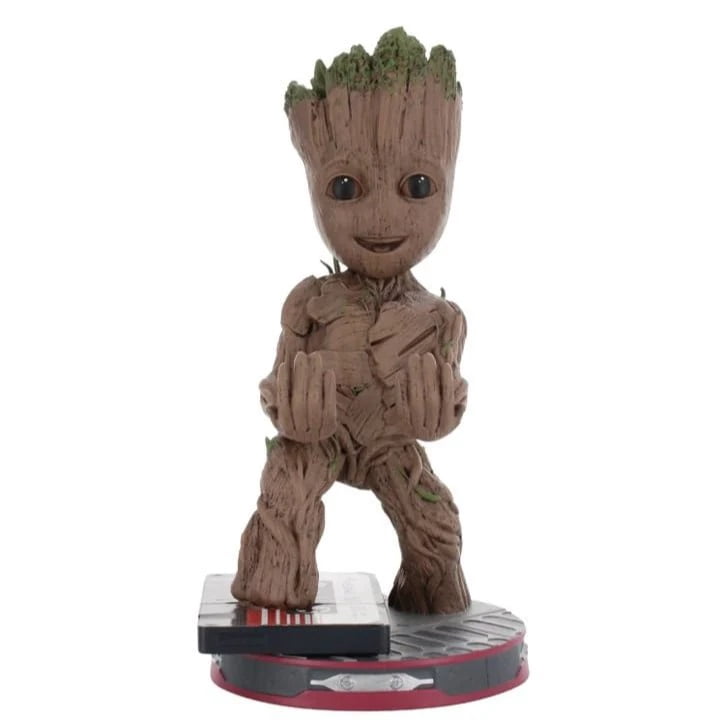 Exquisite Gaming Marvel: Smiley Toddler Groot Cable Guy support de contrôleur et de téléphone